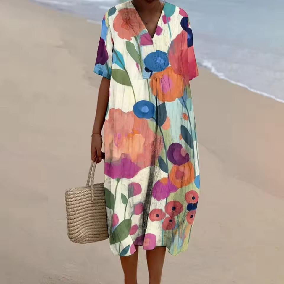 Effortlessly Cool Linen Dress