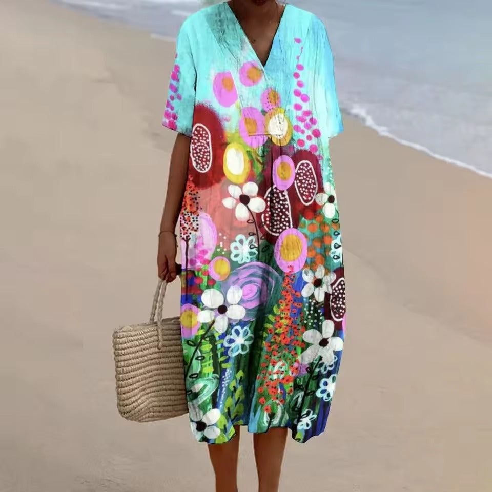 Effortlessly Cool Linen Dress
