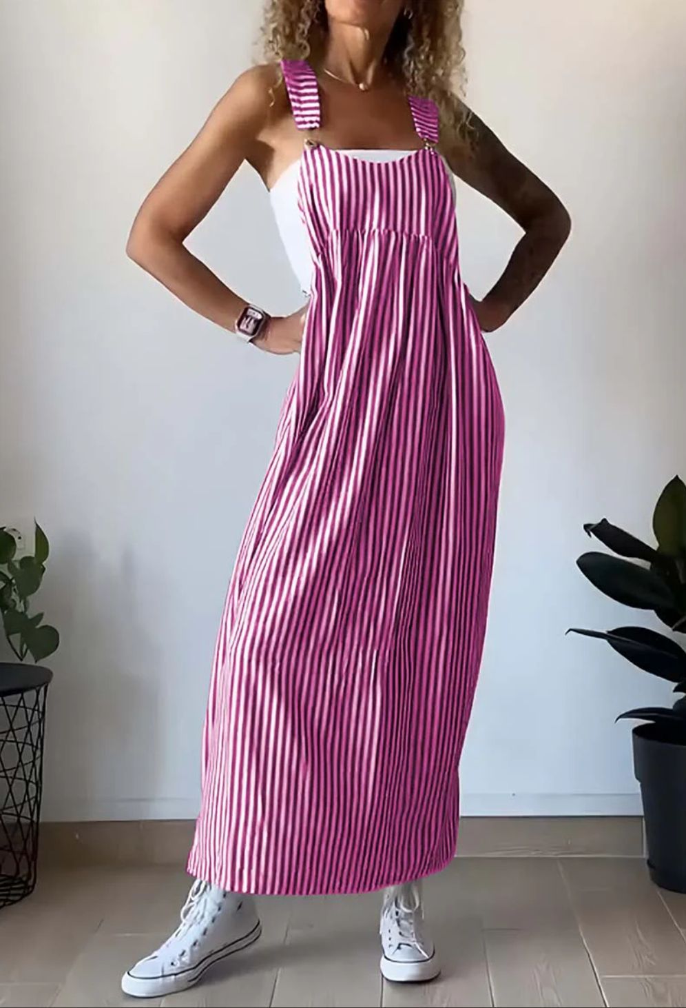 Airy Striped Maxi Comfort