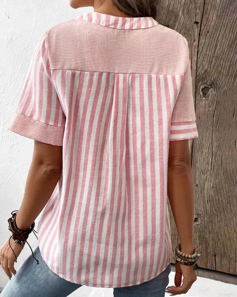Soft-Stripes Blouse