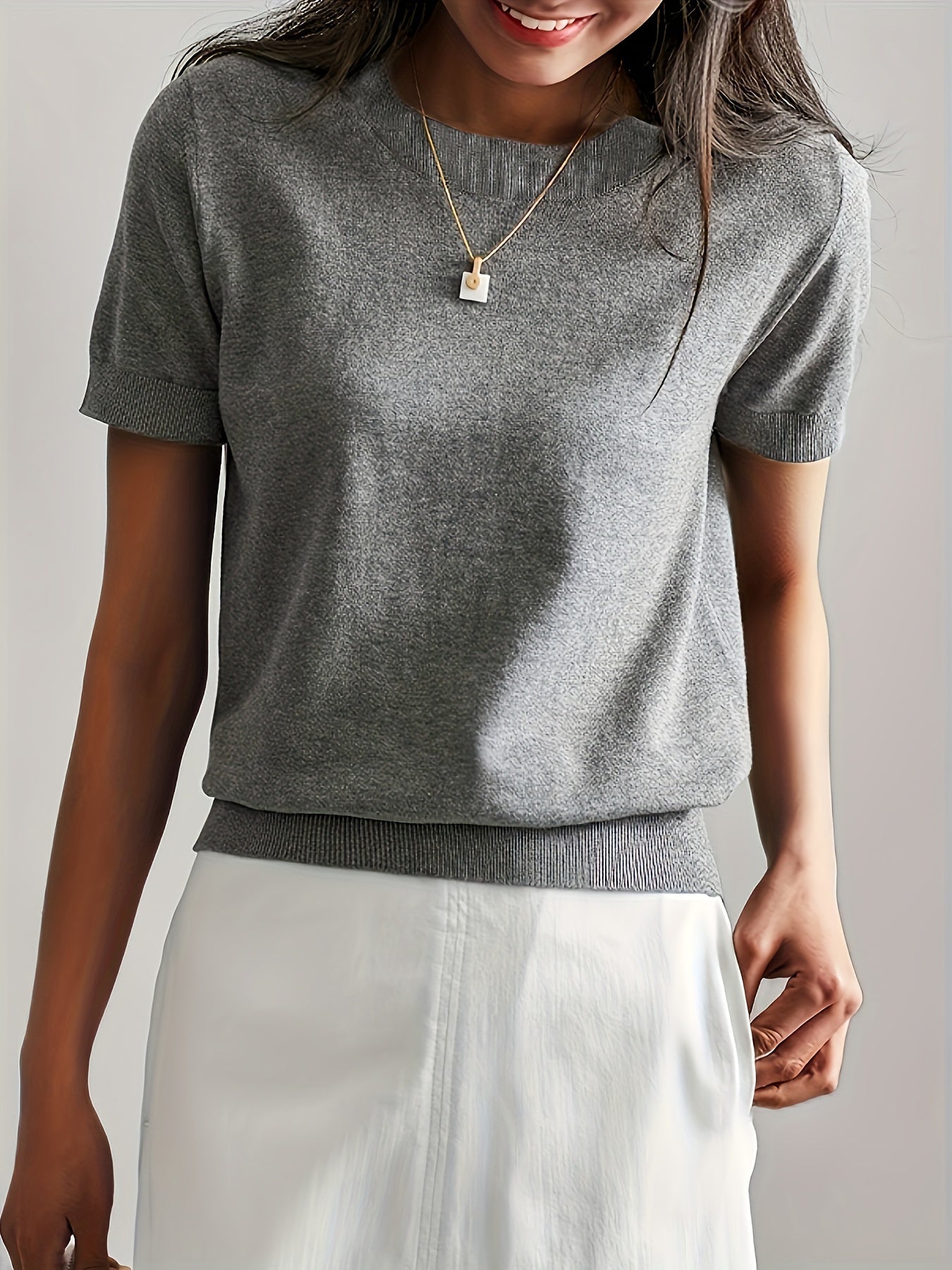 Flattering Cashmere-Blend Sweater