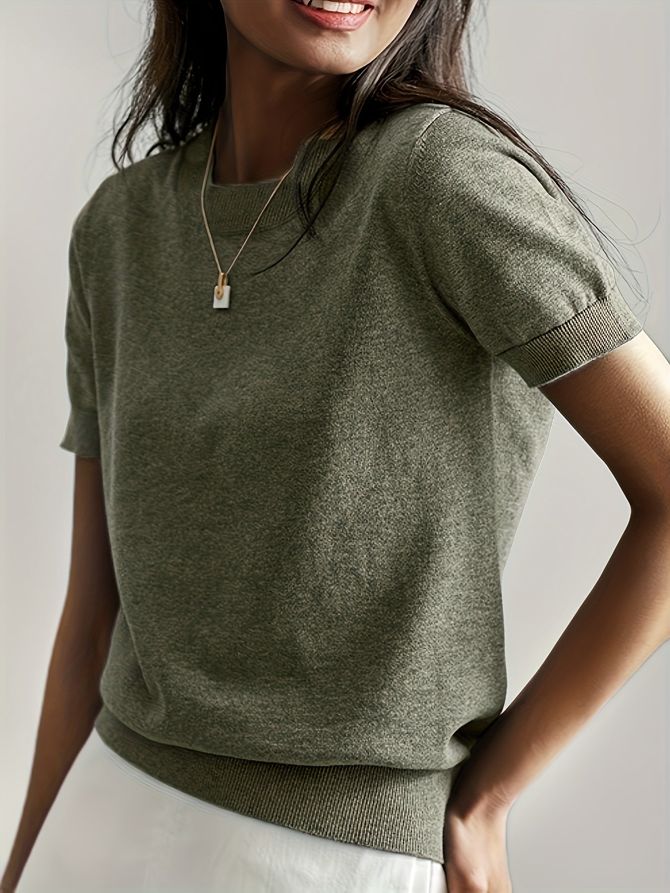Flattering Cashmere-Blend Sweater
