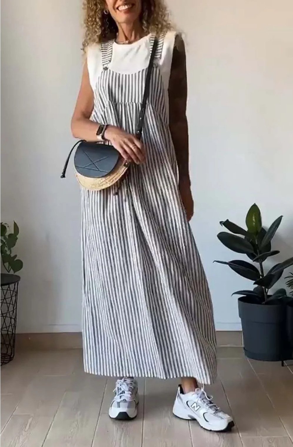 Airy Striped Maxi Comfort