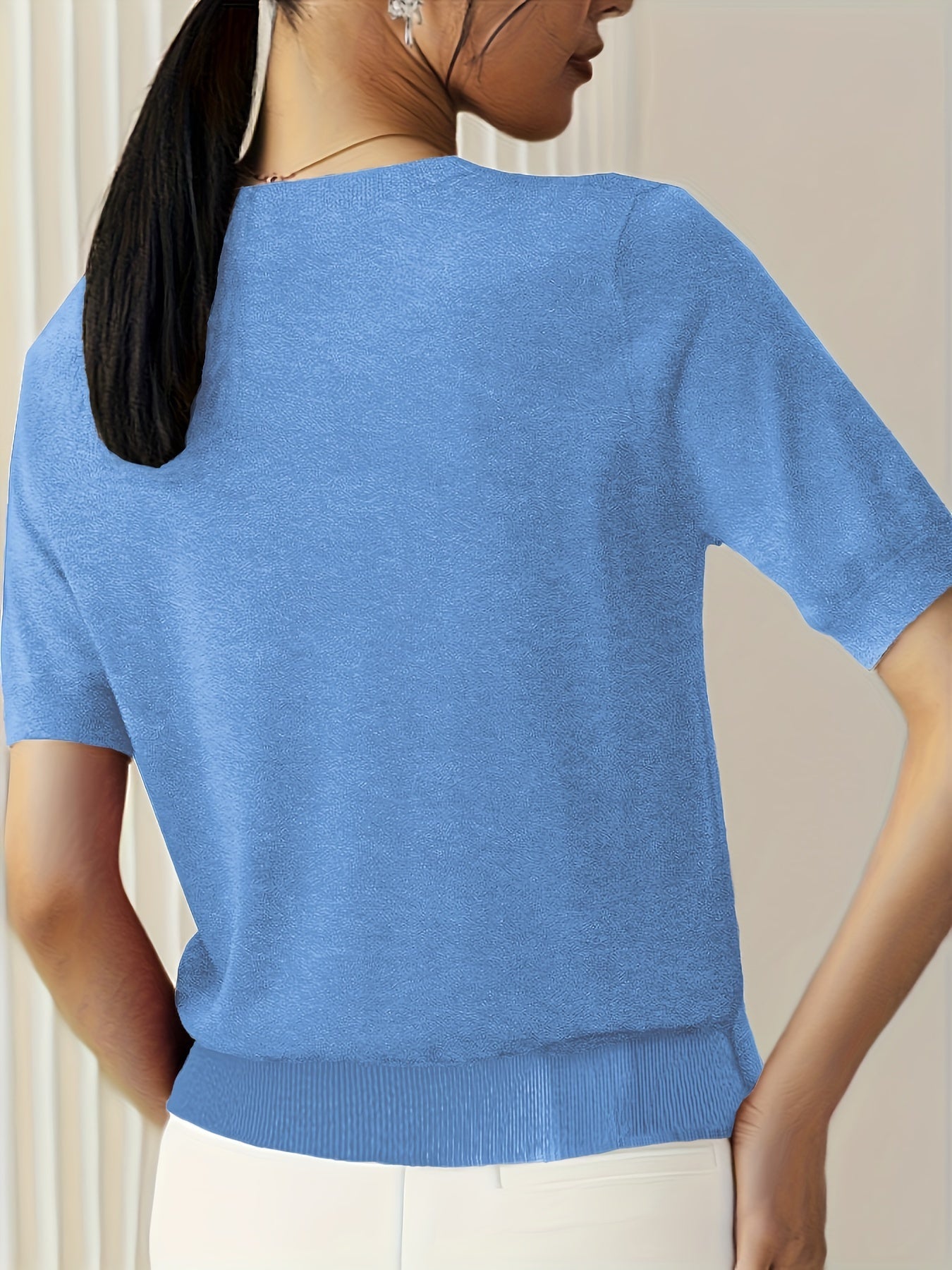 Flattering Cashmere-Blend Sweater