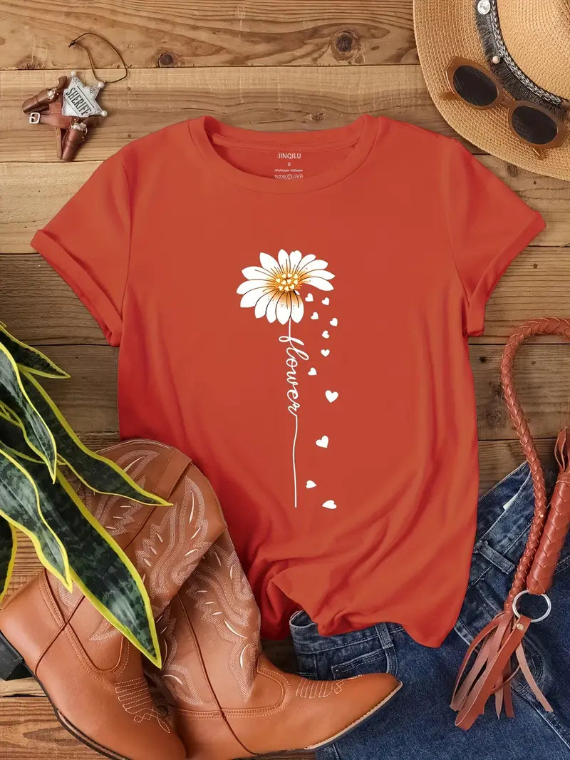 Effortless Chic Floral Tee