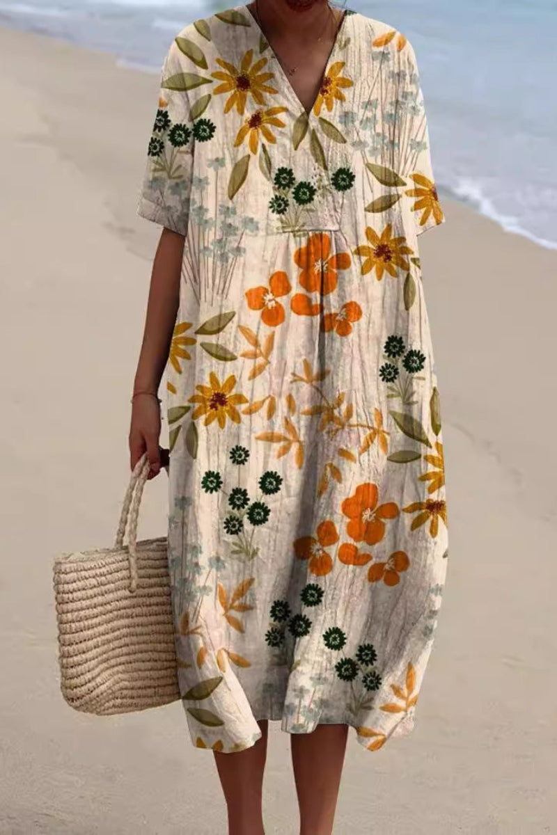 Floral-Elegance Dress