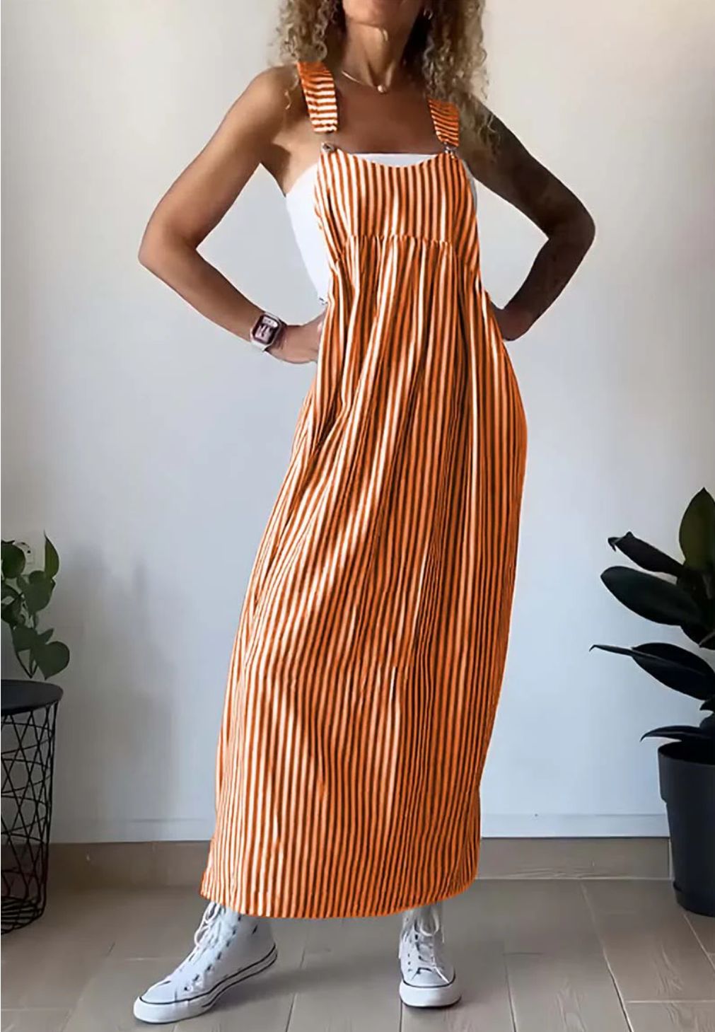 Airy Striped Maxi Comfort