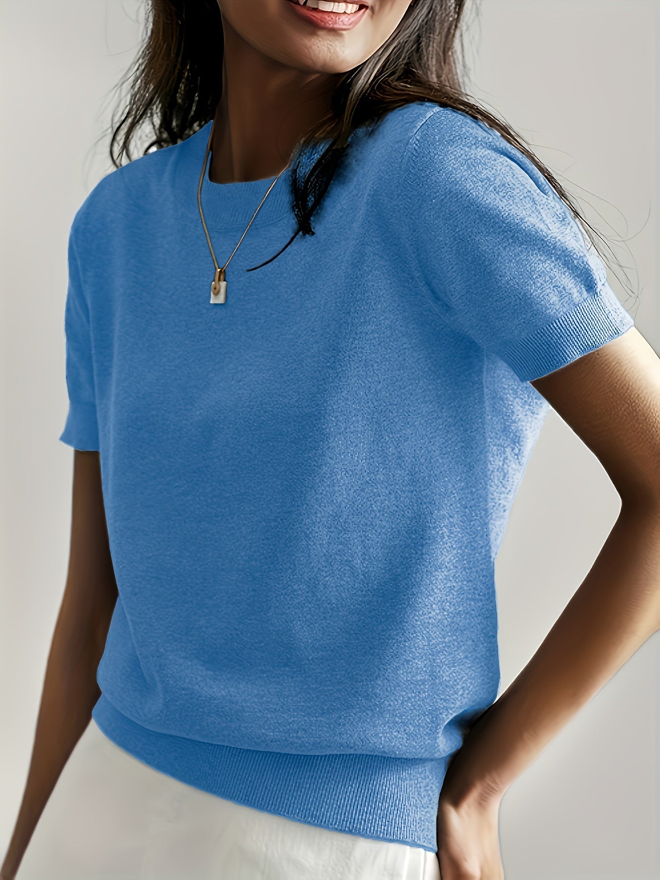 Flattering Cashmere-Blend Sweater
