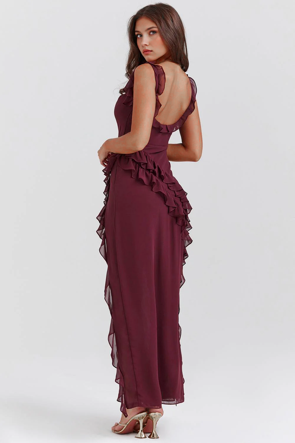 Romantic Scarlet Maxi Dress