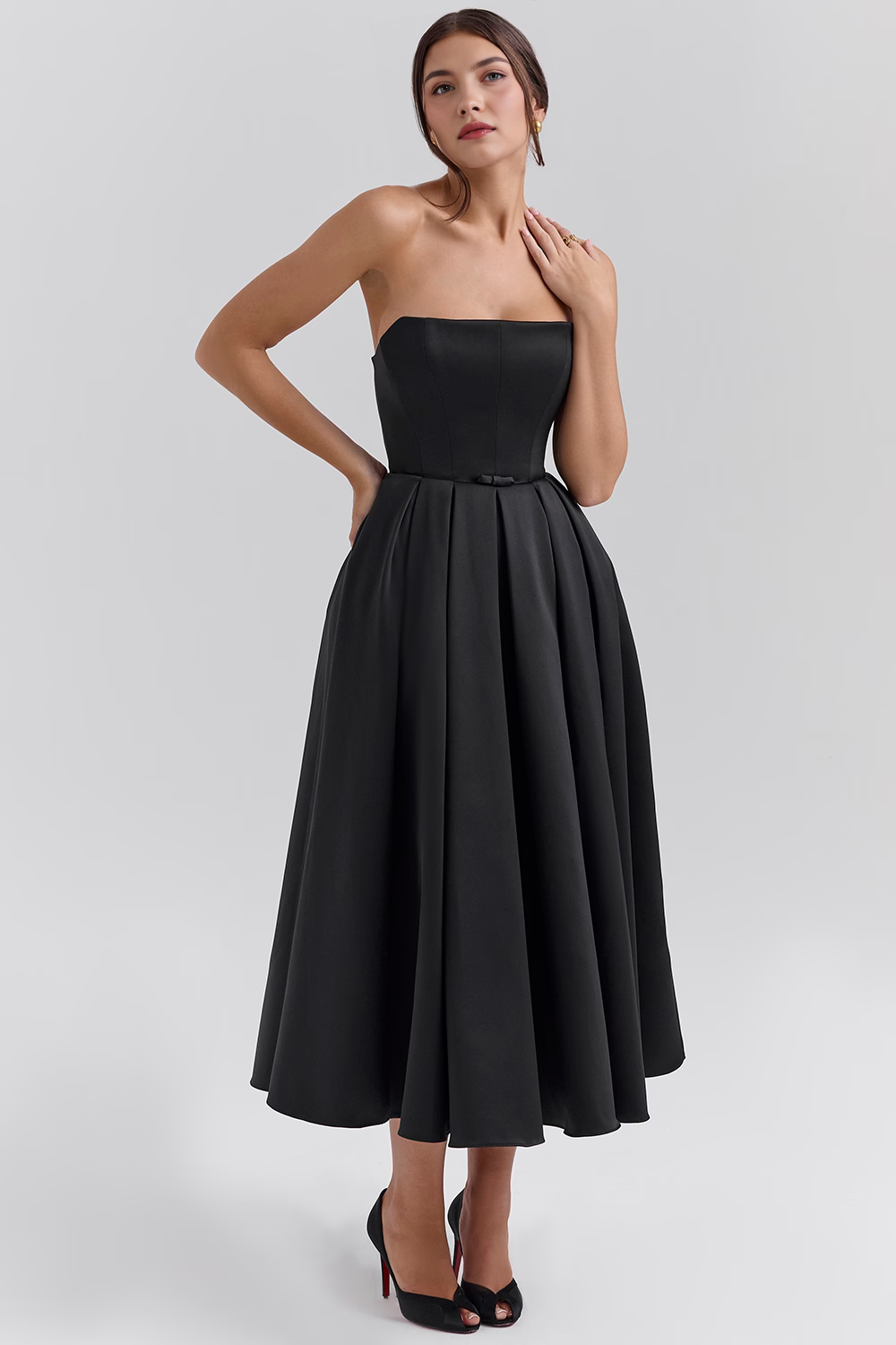 Elegant-Shape Midi Sundress