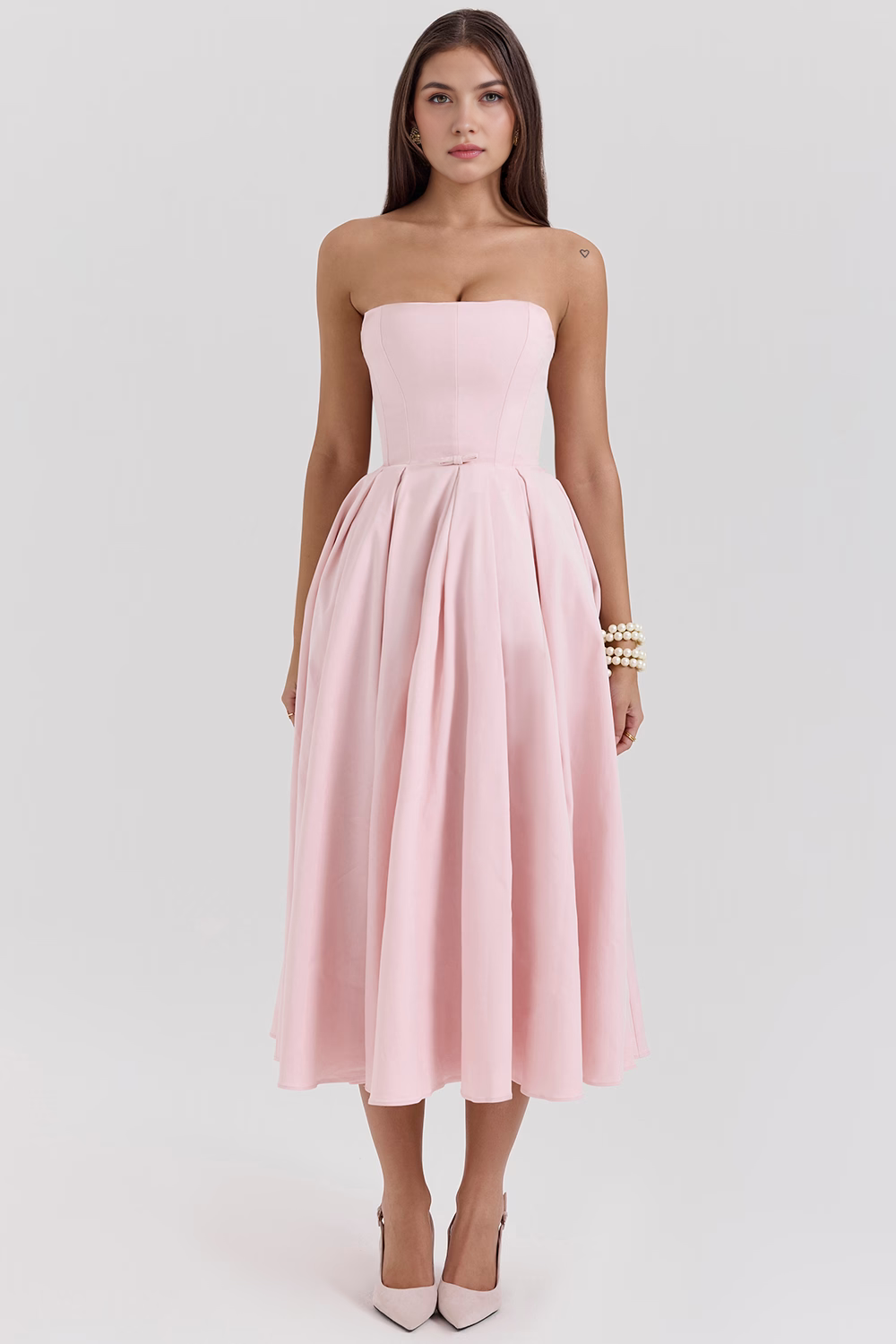 Elegant-Shape Midi Sundress