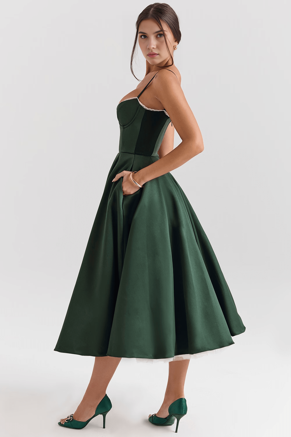 Elegant Lift Midi Dress