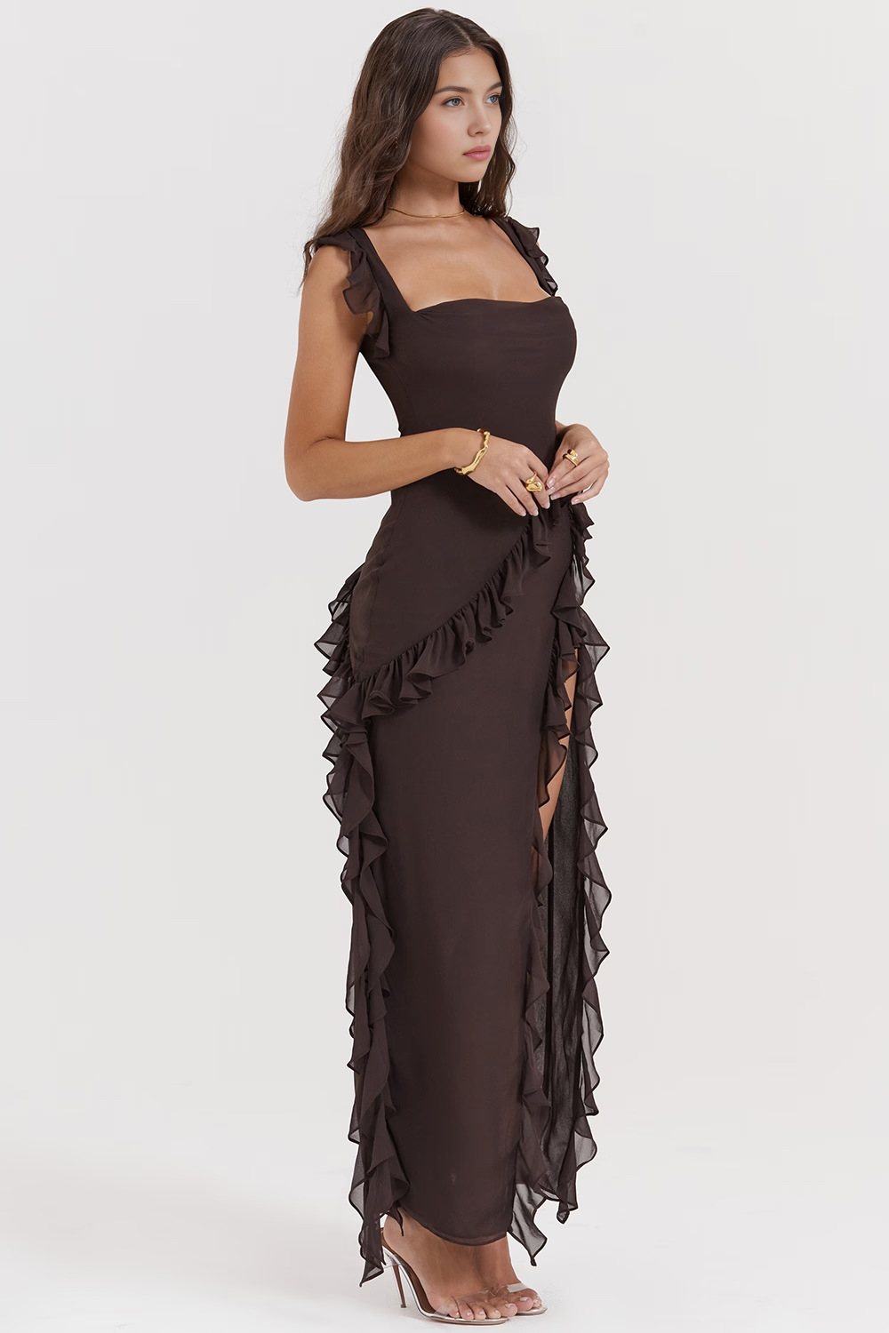 Romantic Scarlet Maxi Dress