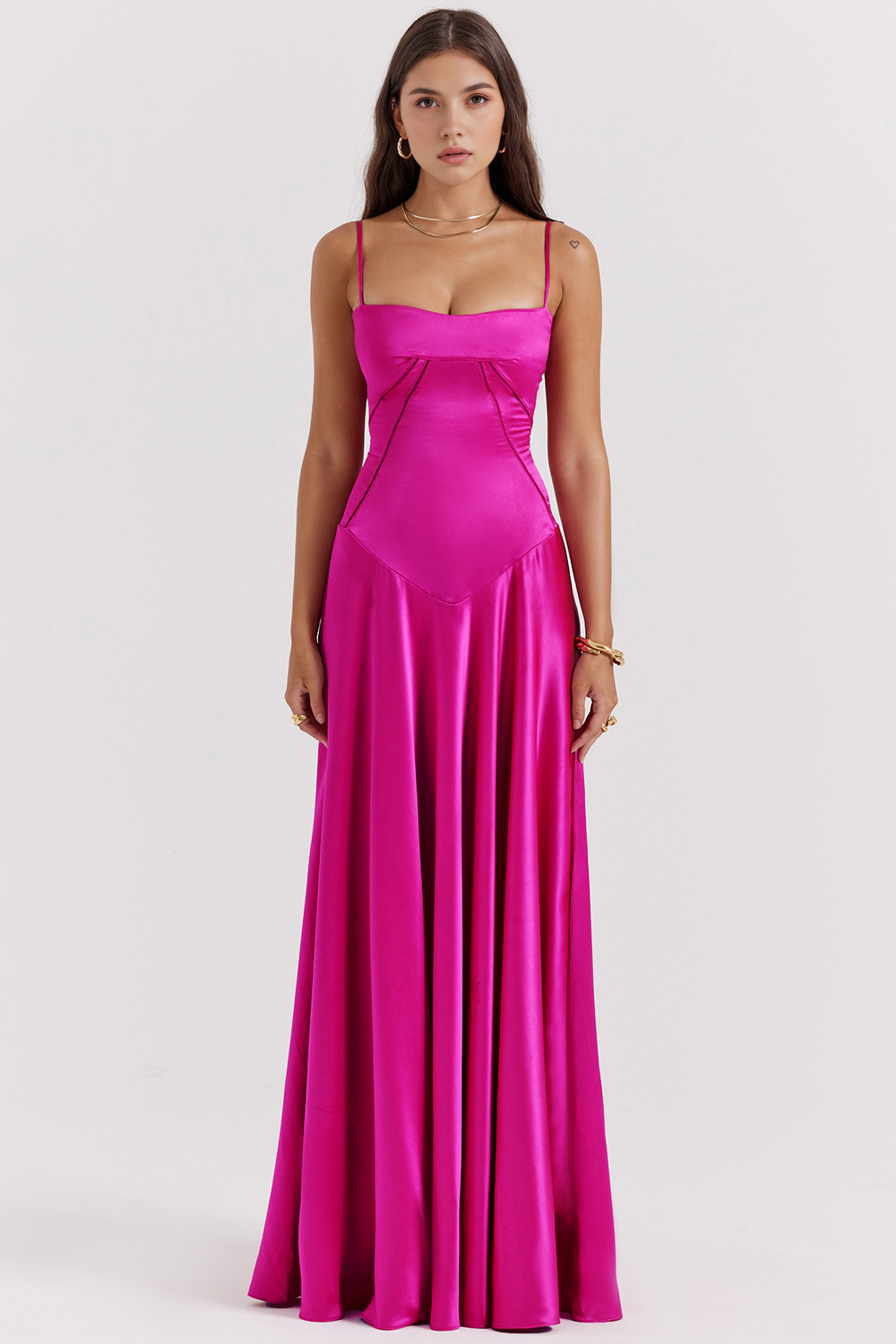 Flattering Bustier Gown for Special Occasions