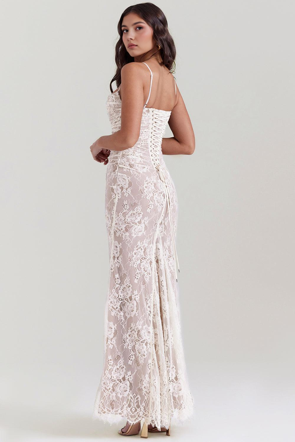 Flattering Lace Maxi for Event Elegance