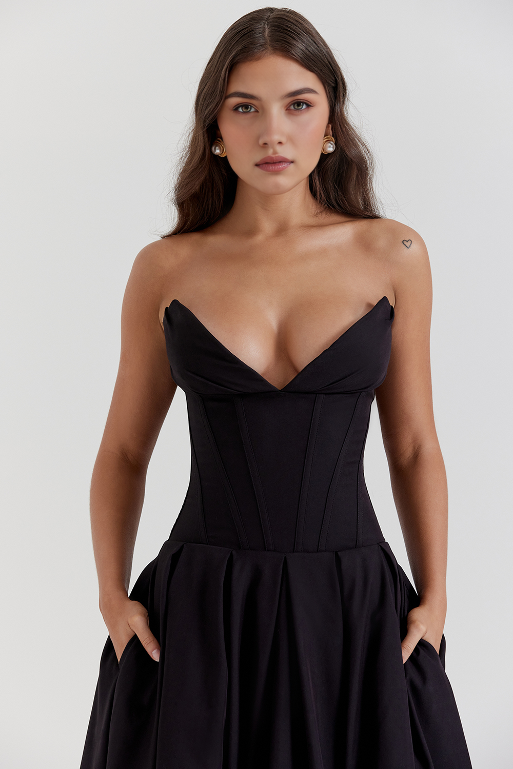 Tulle-Elegance Midi Dress