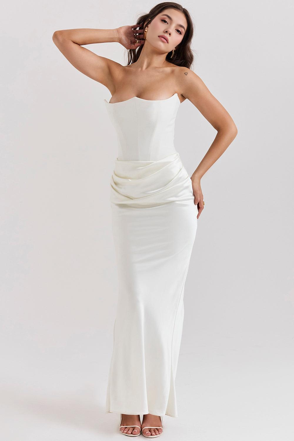 Mint Satin Gown for Effortless Elegance