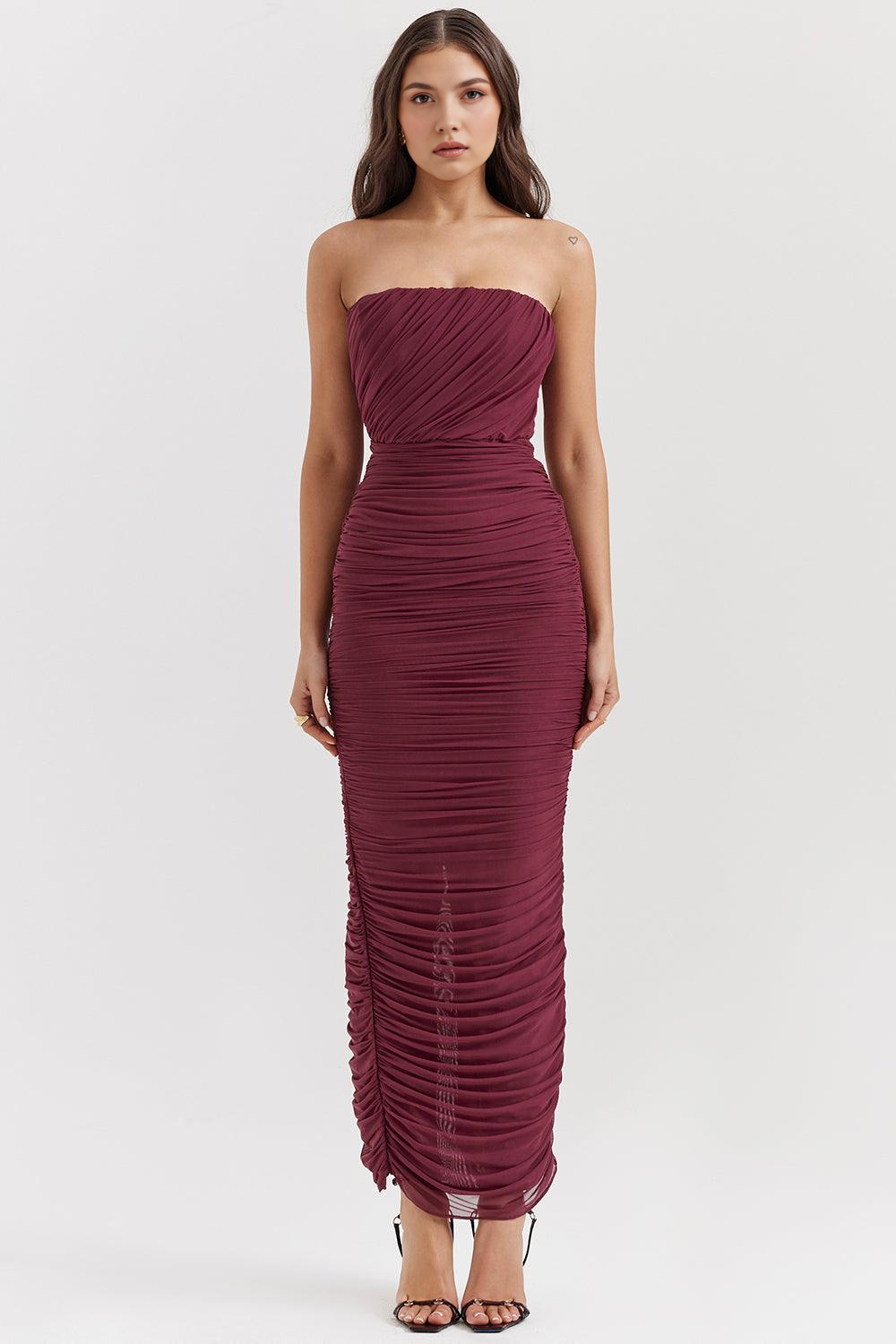 Elegant Mesh Maxi: Embrace Your Curves