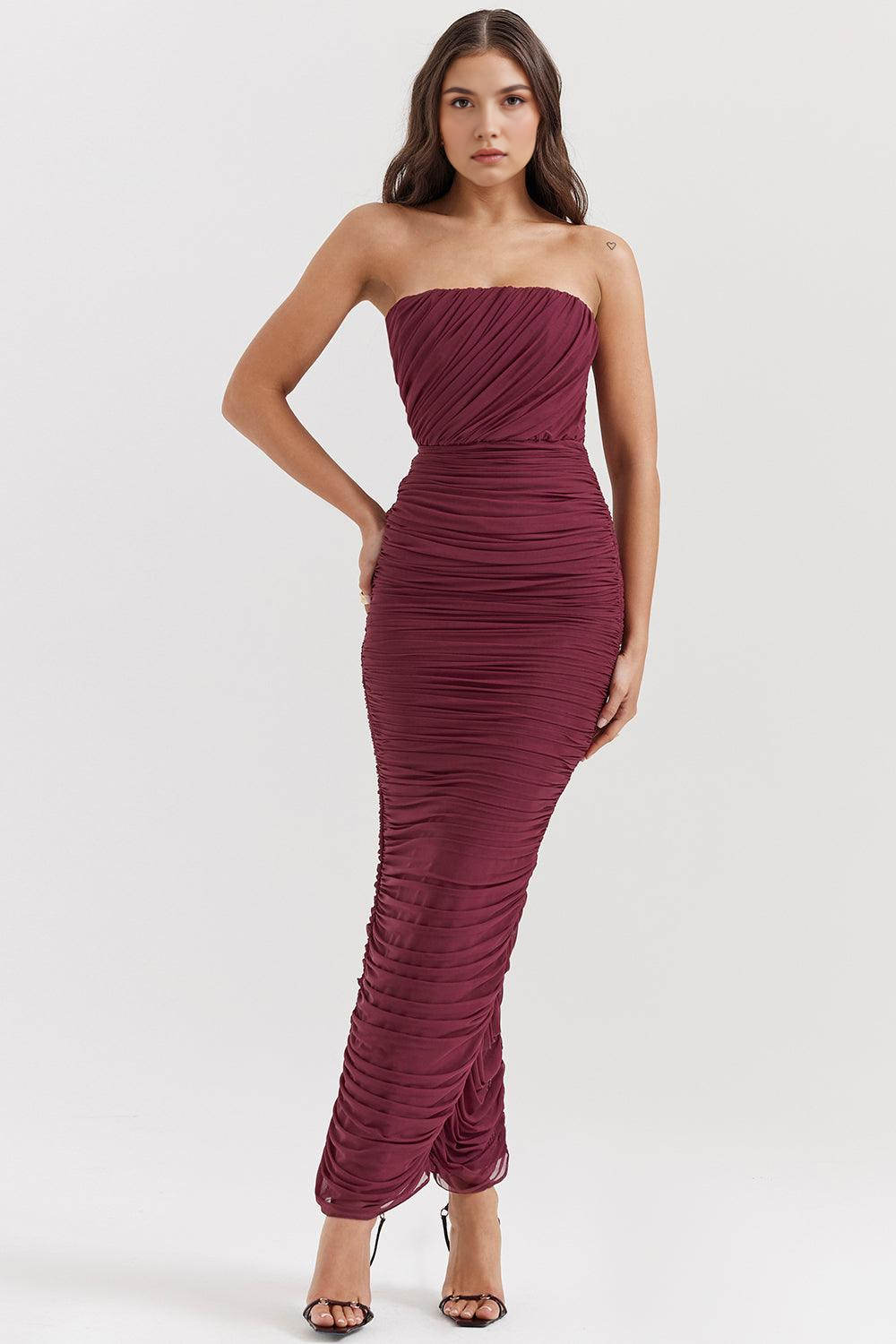 Elegant Mesh Maxi: Embrace Your Curves