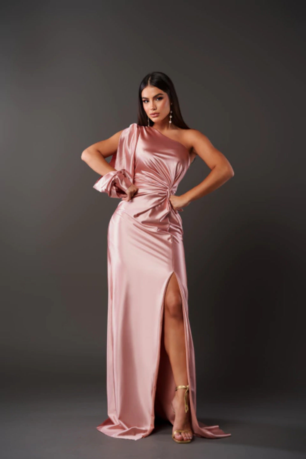 Alluring Satin Maxi for Elegant Evenings
