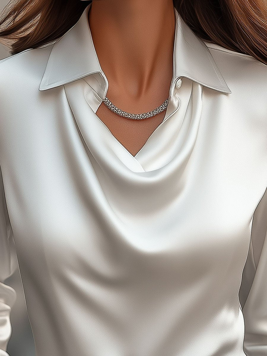 Chic Satin Blouse for Effortless Style