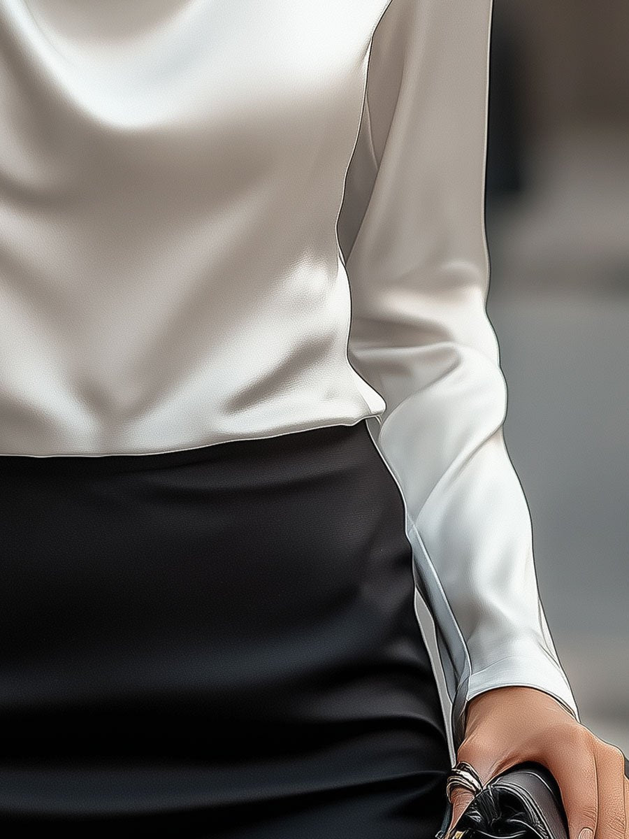Chic Satin Blouse for Effortless Style