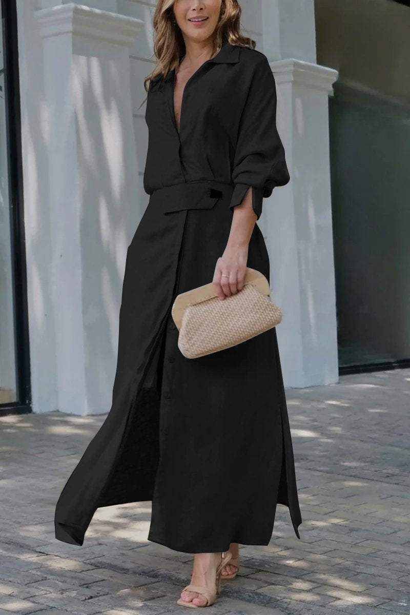 Effortless Summer Linen Maxi Dress