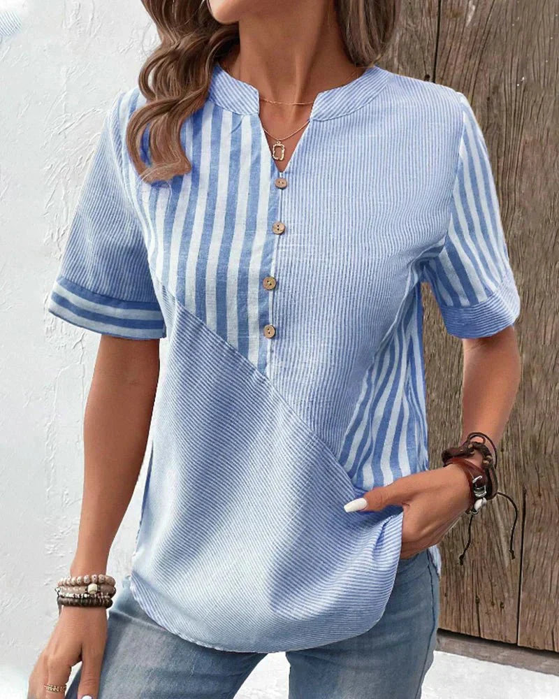 Soft-Stripes Blouse