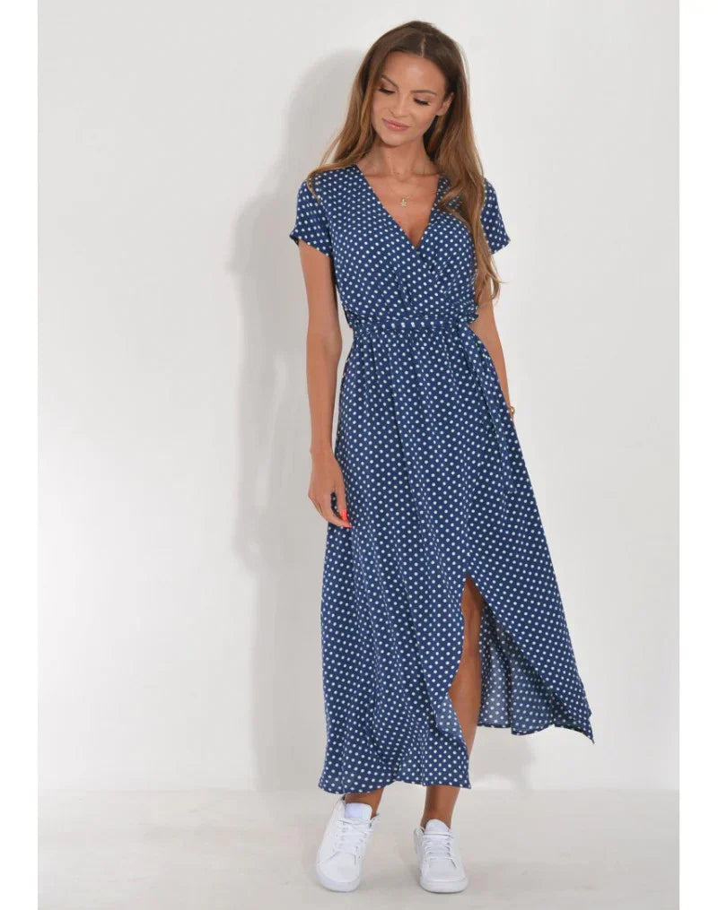 Elegant Flattering V-Neck Dress