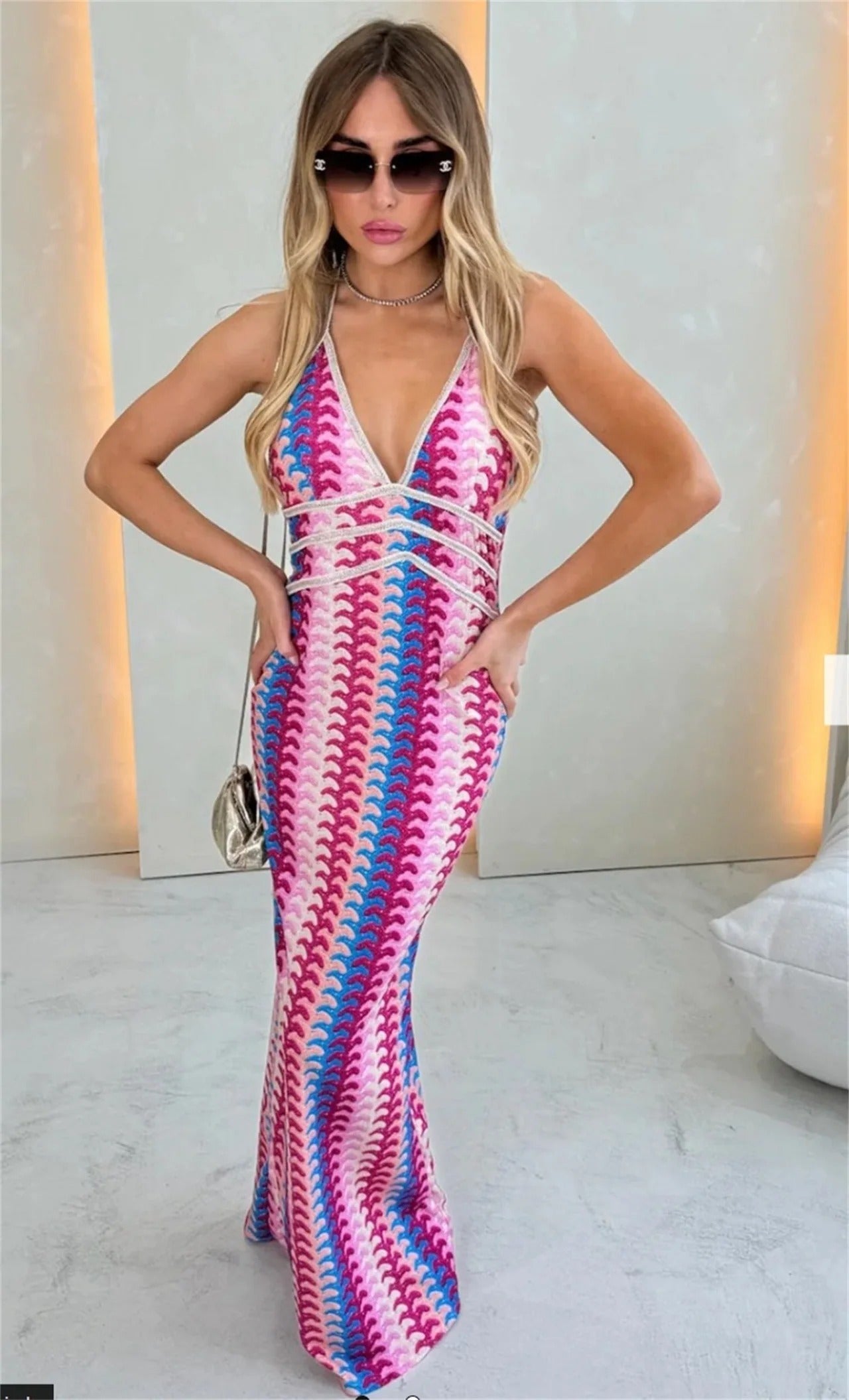 Effortless Chic V-Neck Dress