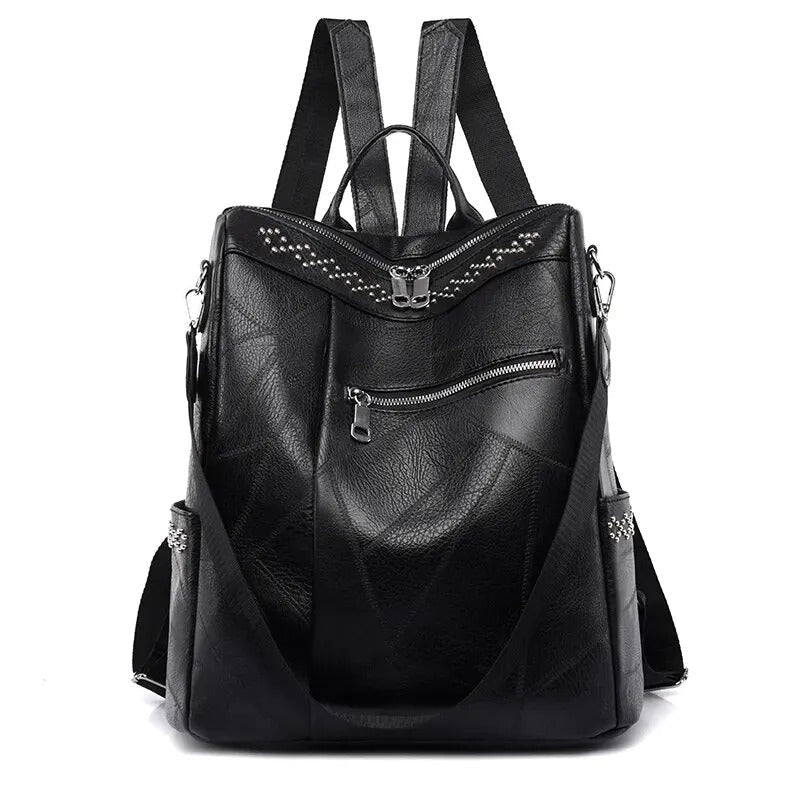 Elegant Leather Backpack for Empowered Women