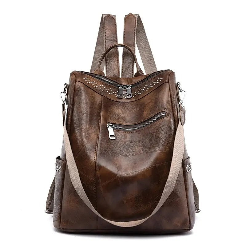 Elegant Leather Backpack for Empowered Women