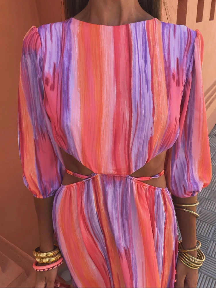 Elegant Cut-Out Dress