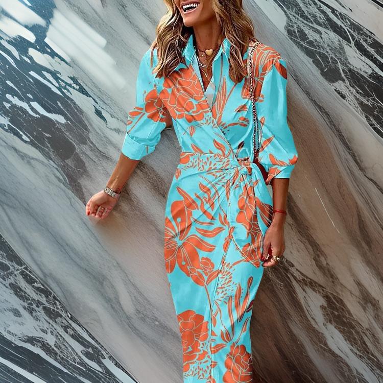 Elegant Wrap Dress
