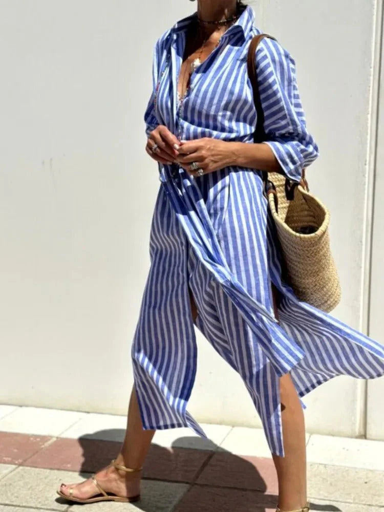 Timeless Comfort Stripe Dress