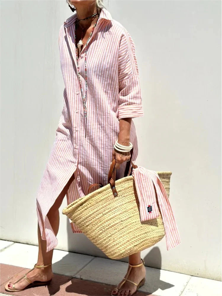 Timeless Comfort Stripe Dress