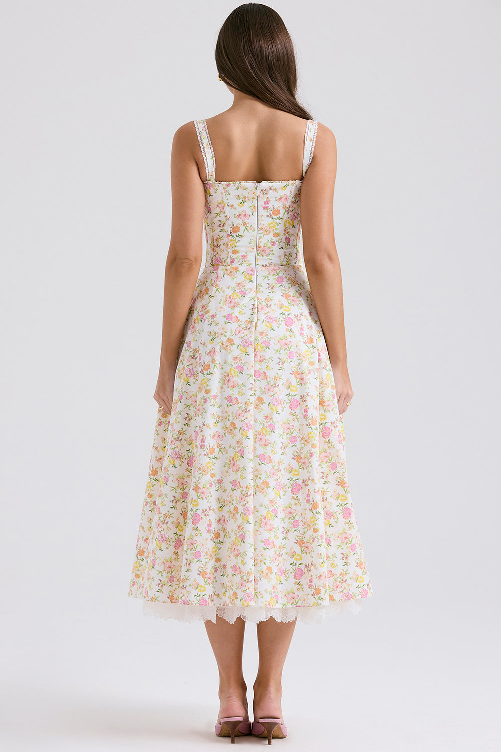 Floral Charm Midi Dress