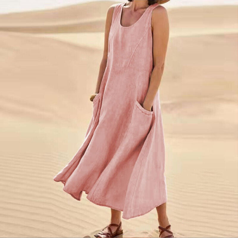 Versatile Comfort Midi Dress