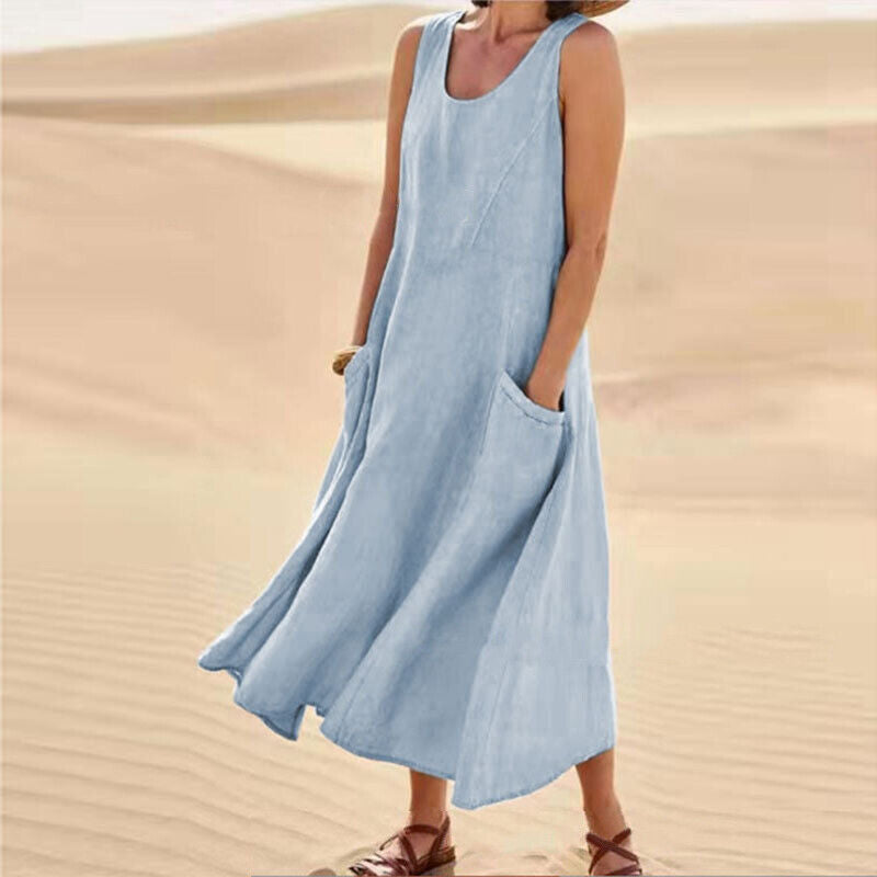 Versatile Comfort Midi Dress