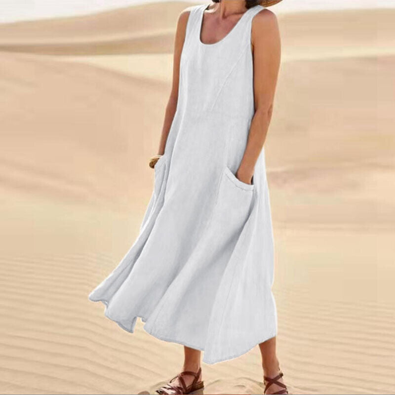 Versatile Comfort Midi Dress