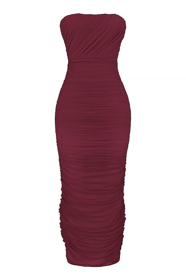 Elegant Mesh Maxi: Embrace Your Curves