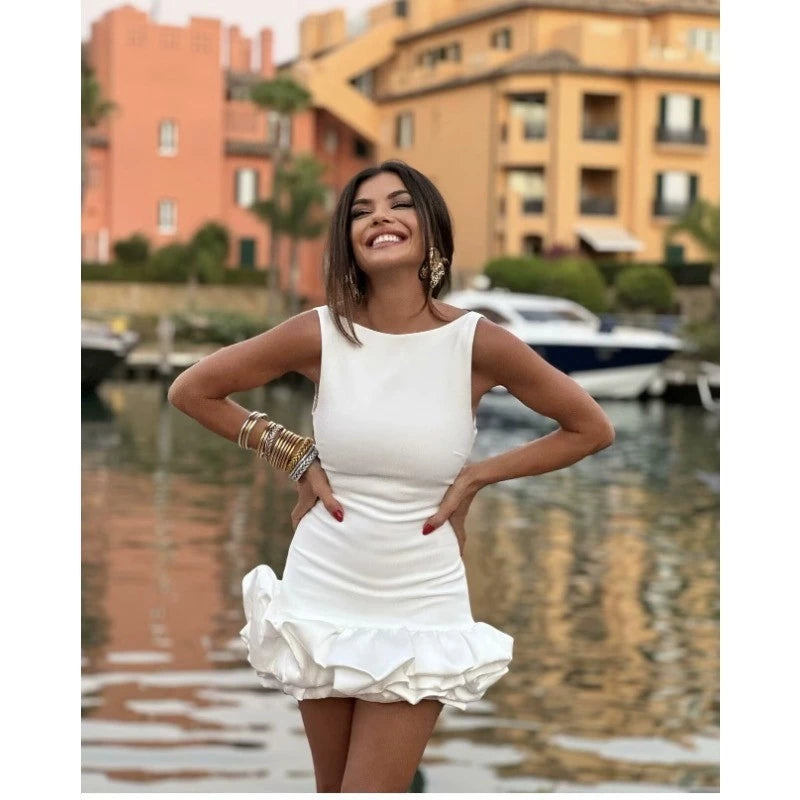 Effortless Ruffle Chic Dress