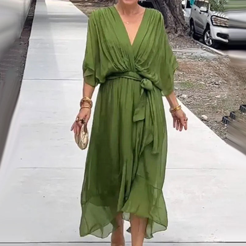 Curvy Confidence V-Neck Dress