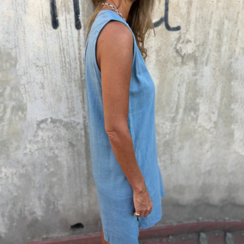 Effortless Summer Linen Dress