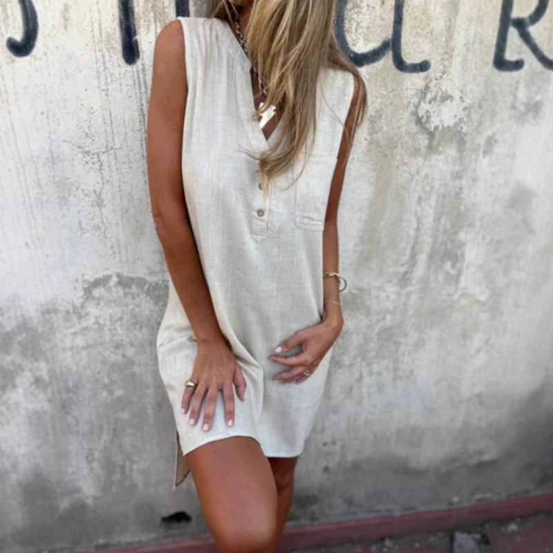 Effortless Summer Linen Dress