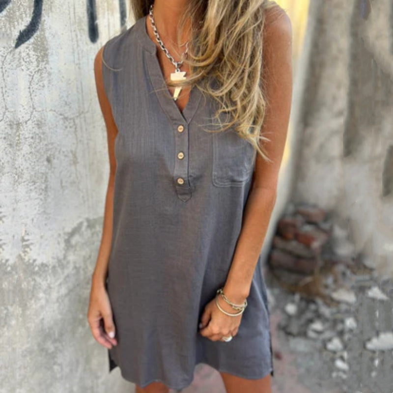 Effortless Summer Linen Dress