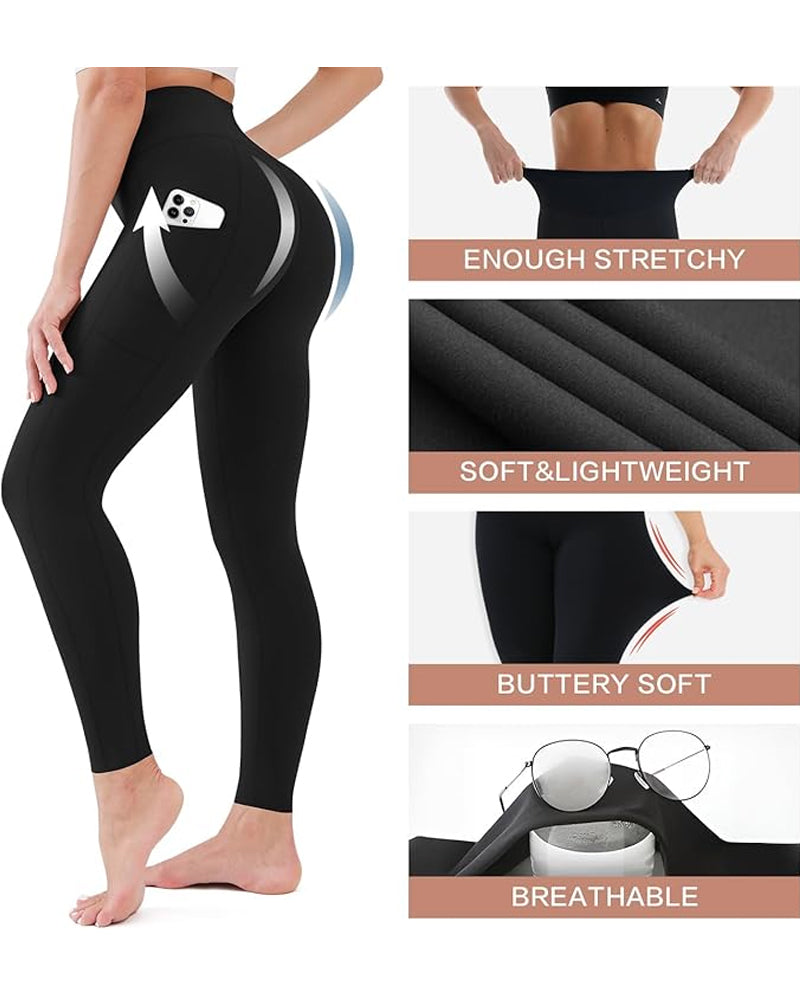 Flattering High-Waist Pocket Leggings