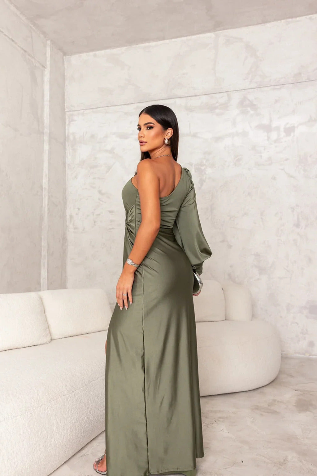 Alluring Satin Maxi for Elegant Evenings