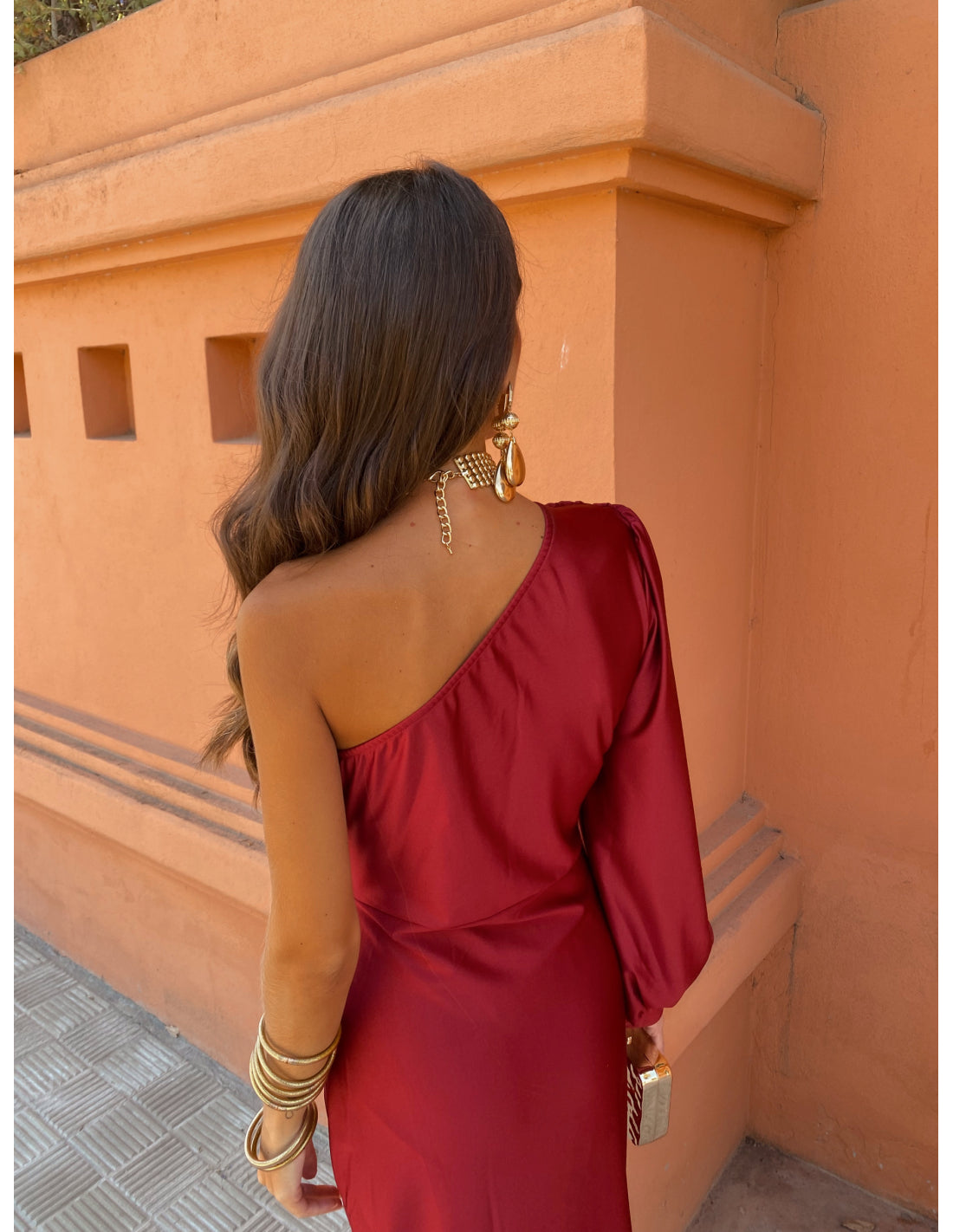 Glamour One-Shoulder Gown