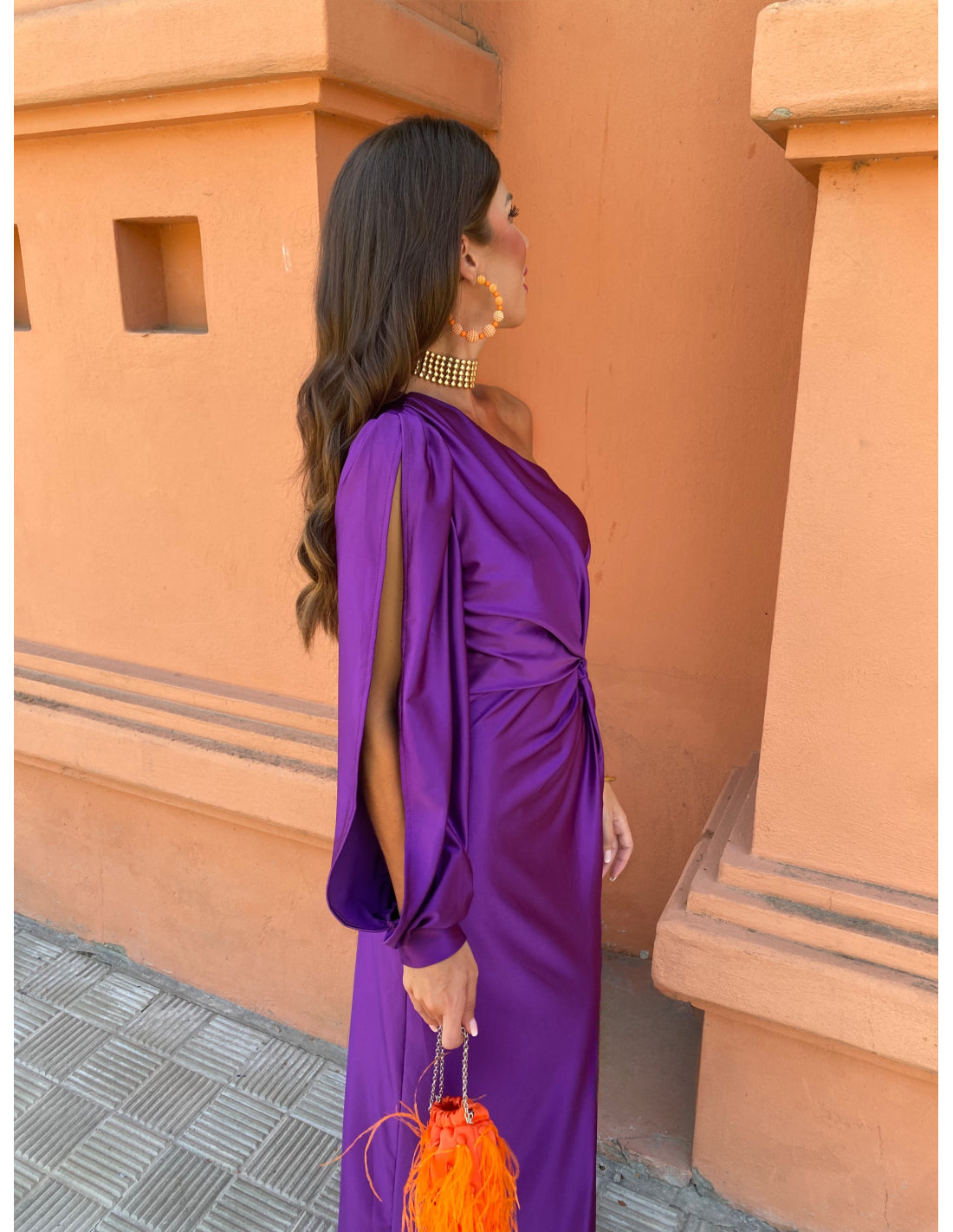 Glamour One-Shoulder Gown